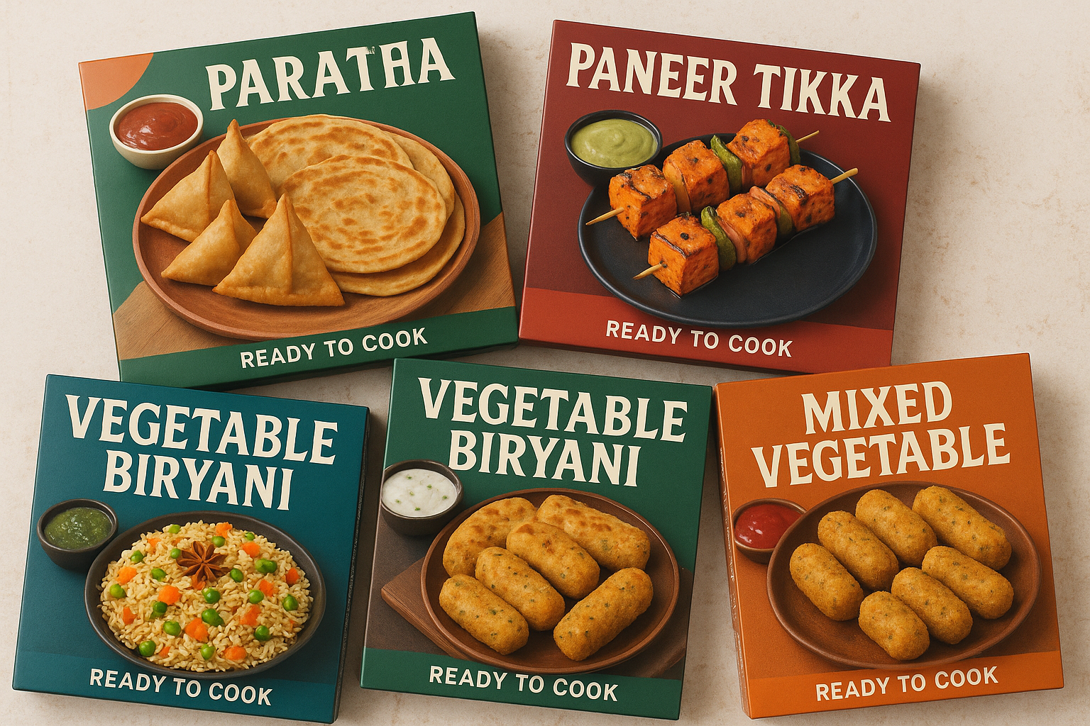 TRADITIONAL INDIAN FROZEN FOODS (READY TO COOK) - ALL TYPES Blended Spices